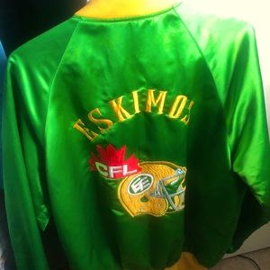 Vintage CFL Edmonton Eskimos Bomber Jacket - never been worn